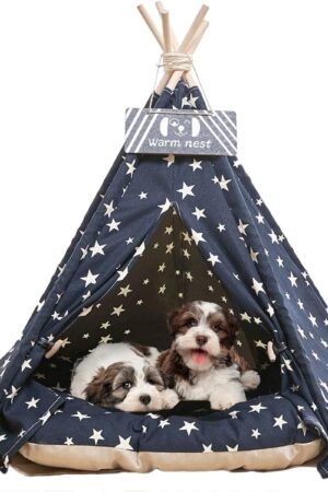 Blue Pet Teepee
